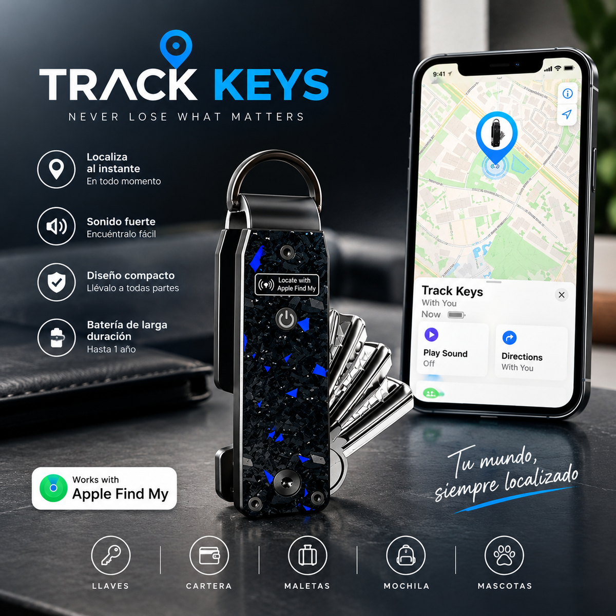 Track Keys™ — Localizador Inteligente de Llaves